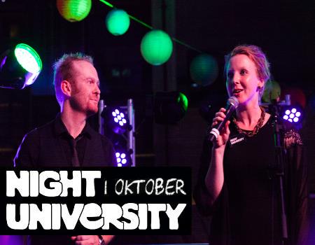 Simone Vos bij Night University 2014